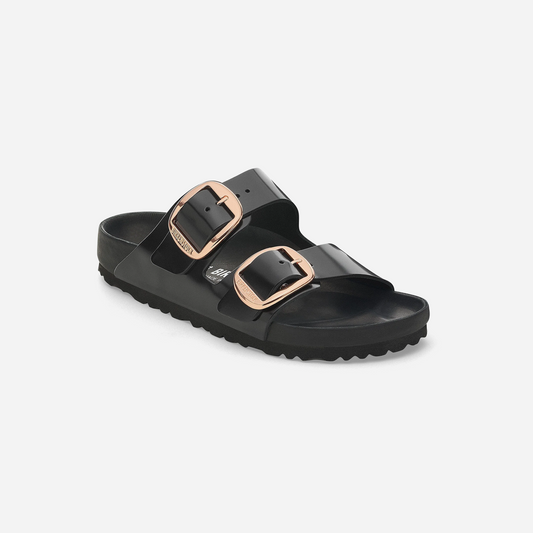 Birkenstock Arizona Big Buckle Natural Leather Patent Black Black/High-Shine Black