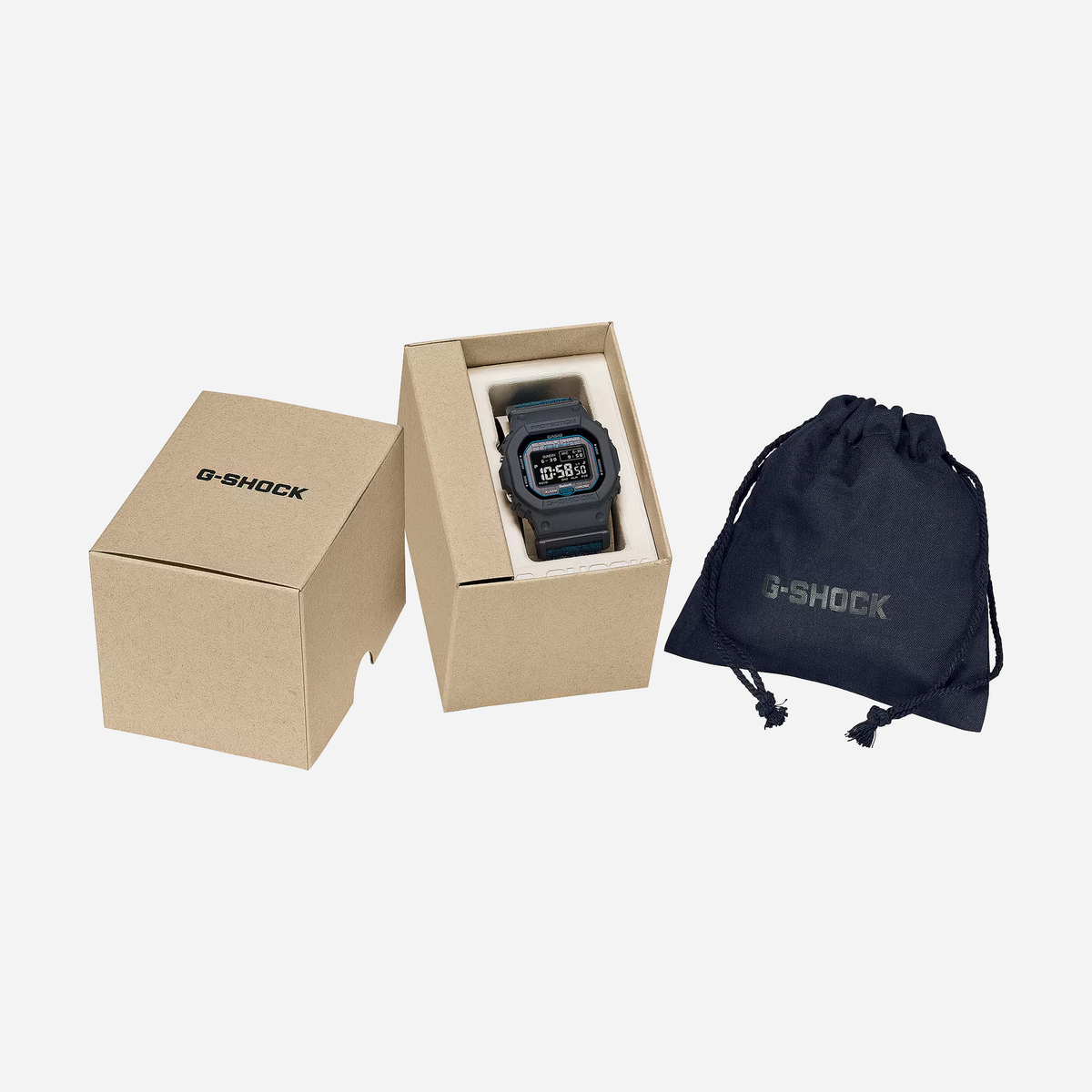 Casio G-Shock GWBX5600CBG-2 Wristwatch Bluetooth Radio-Controlled Solar MIP LCD Blue