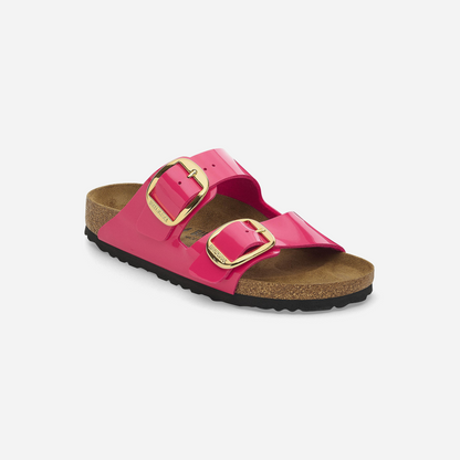 Birkenstock Arizona Big Buckle Birko-Flor Patent  Pink Pink/Patent Fuchsia Fusion