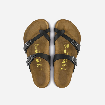 Birkenstock Mayari Oiled Leather Black Black