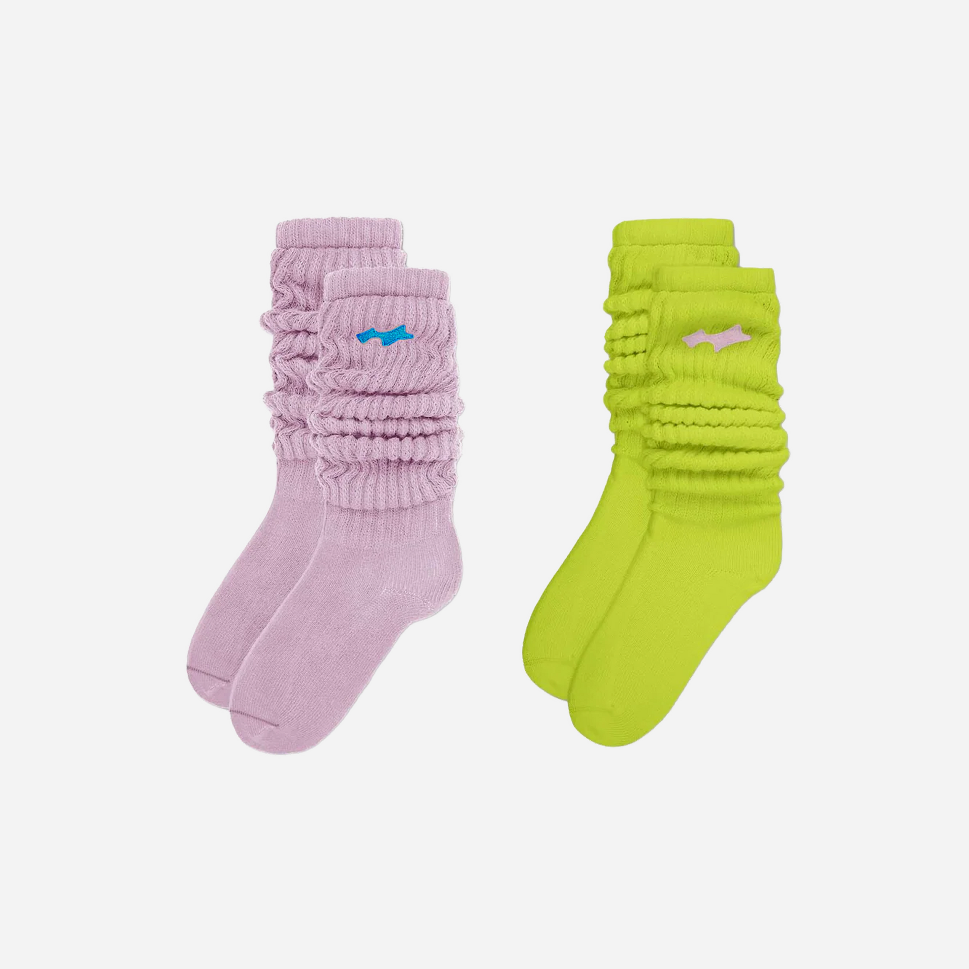 SKYLRK SLOUCH SOCKS (Set of 2) 新品未使用 Skylrk Slouch Sock 2-Pack Babe/Lime – The Mainstreet Marketplace