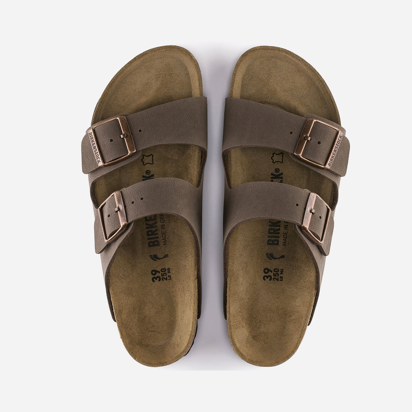 Birkenstock Arizona Birko-Flor Nubuck Brown Brown/Mocha