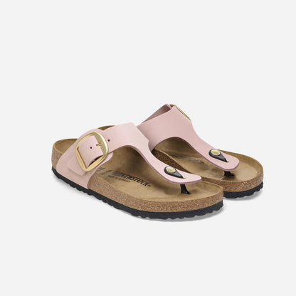 Birkenstock Gizeh Big Buckle Nubuck Leather Pink Pink/Soft Pink