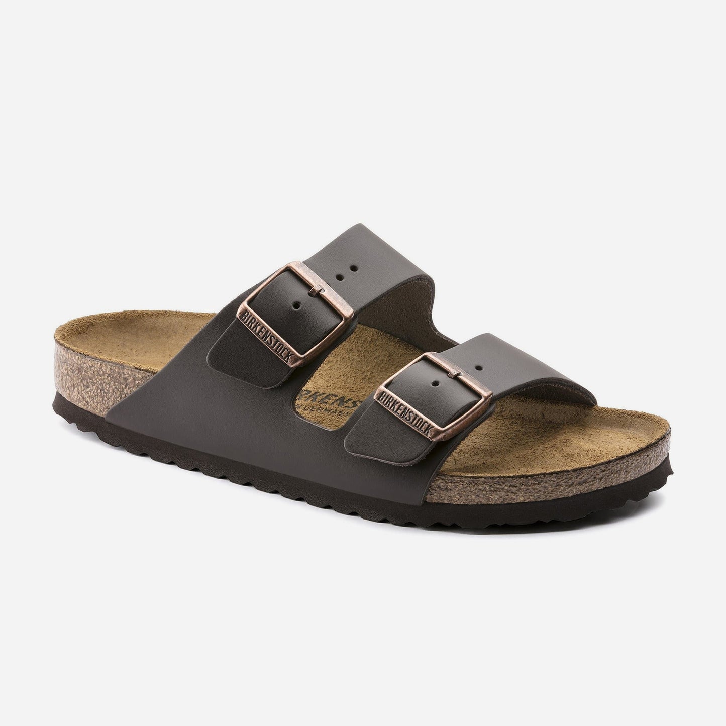 Birkenstock Arizona Natural Leather Brown Brown/Dark Brown