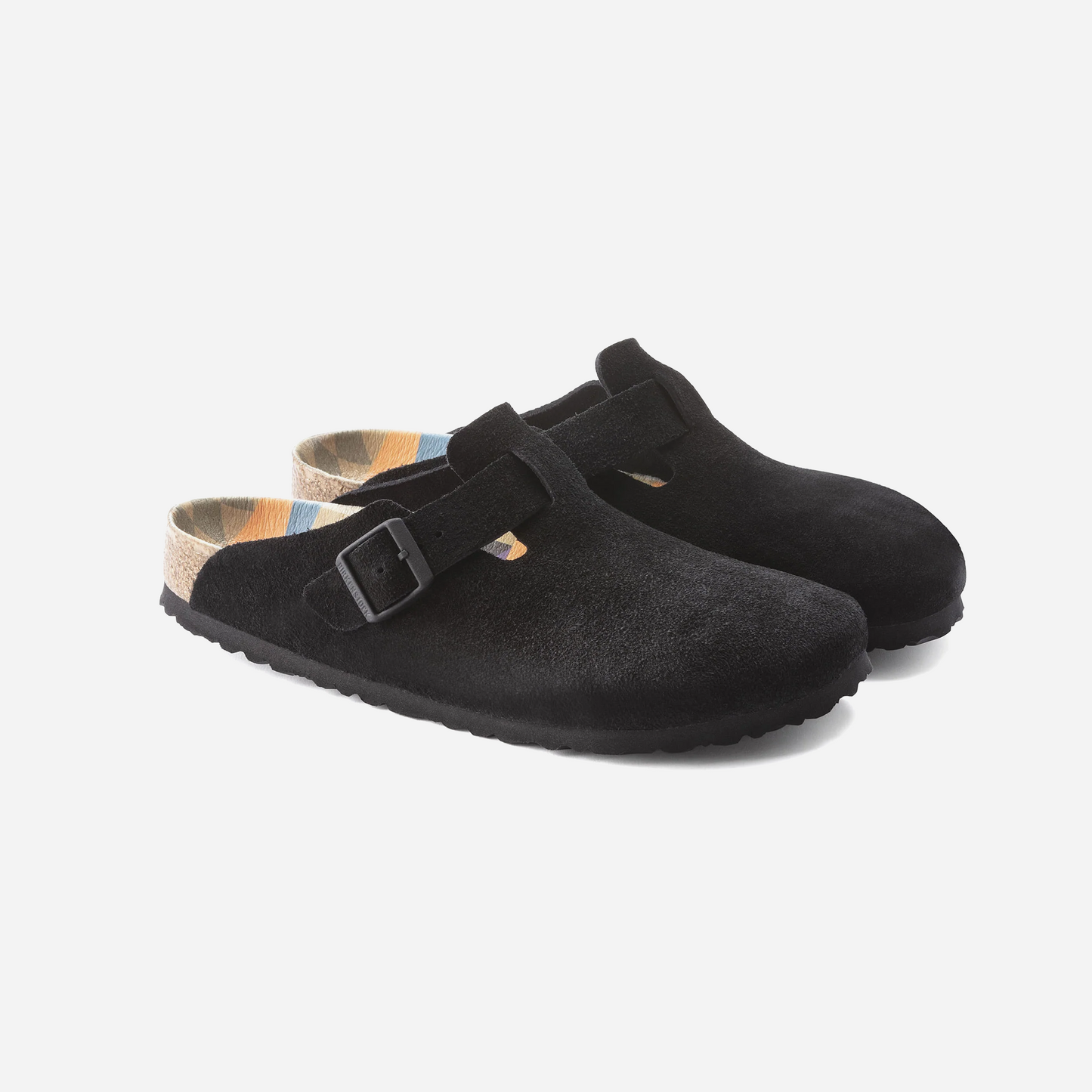 Birkenstock Boston Suede Black Black/Black