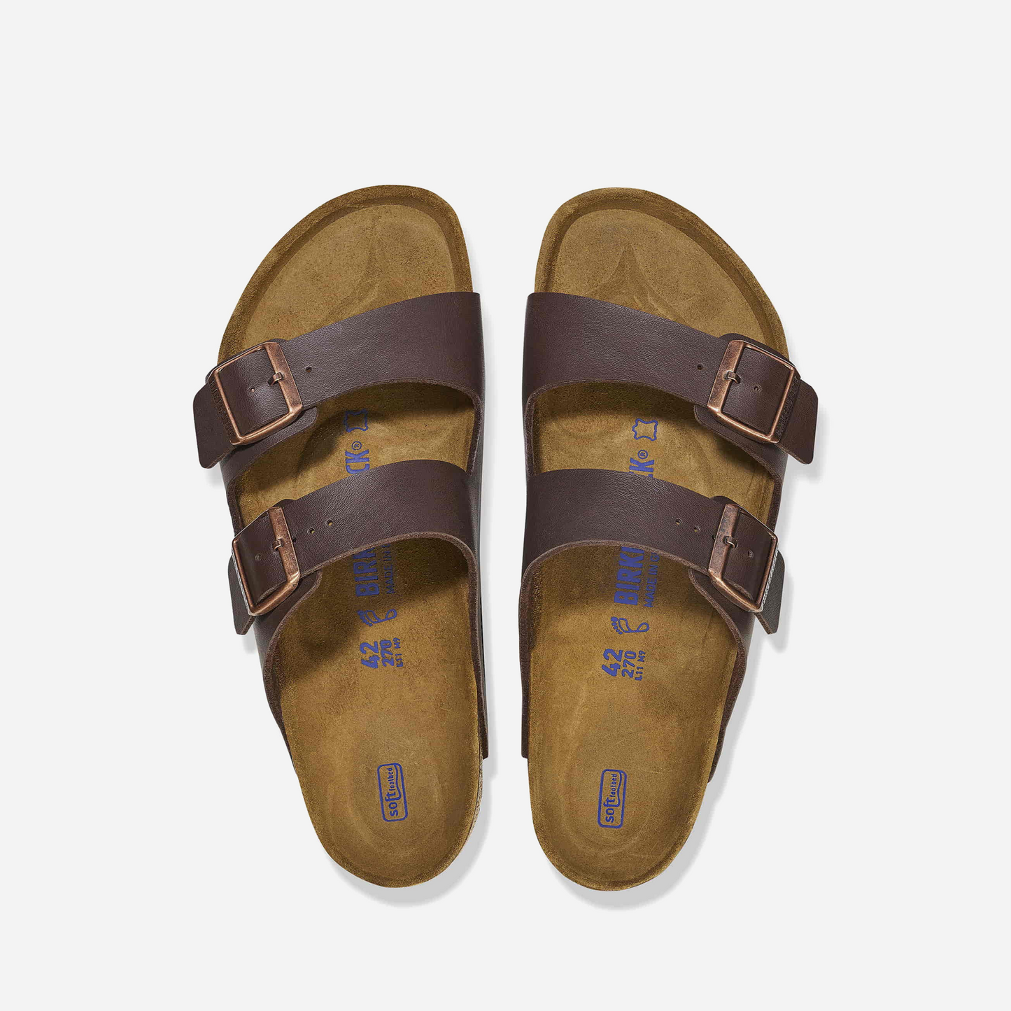 Birkenstock Arizona Birko-Flor Brown Brown/Dark Brown Brown Brown/Dark Brown