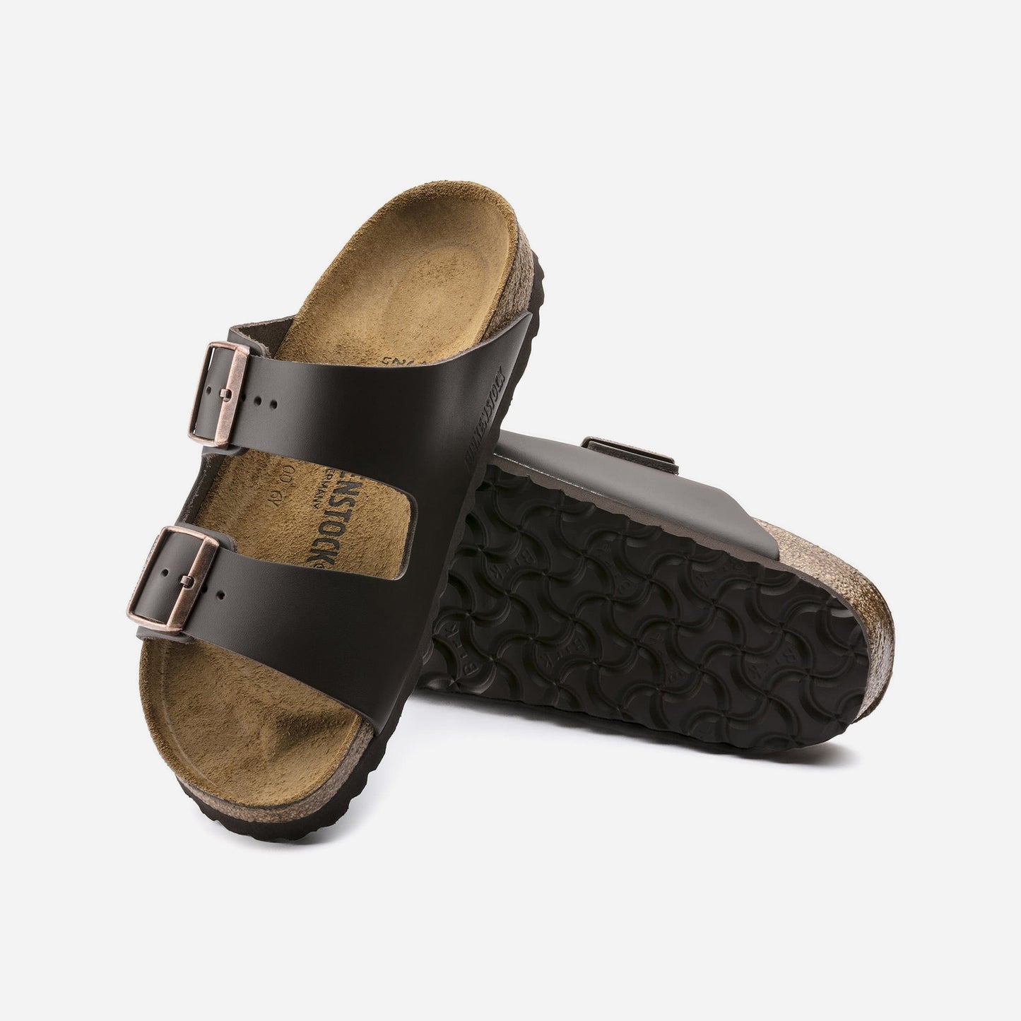 Birkenstock Arizona Natural Leather Brown Brown/Dark Brown