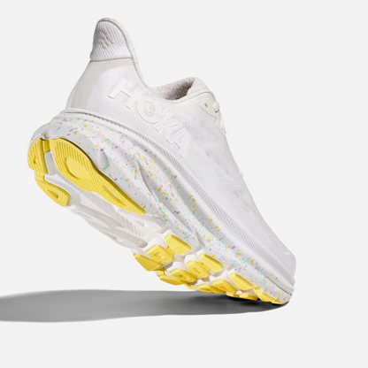 Hoka One One Clifton 9 White Lemonade