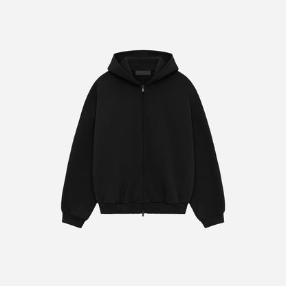 Fear of God Essentials Heavy Fleece Fullzip HoodieBlack