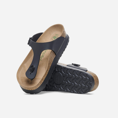 Birkenstock Gizeh Flex Platform Birko-Flor Black Black