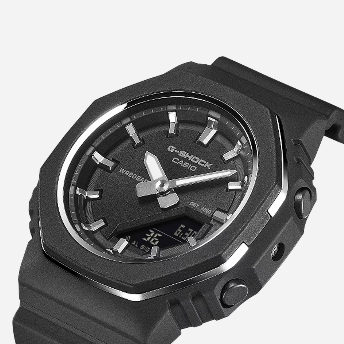 Casio G-Shock GMA-P2110-1A Black Dial Bio-Based Resin Strap Watch WMNS