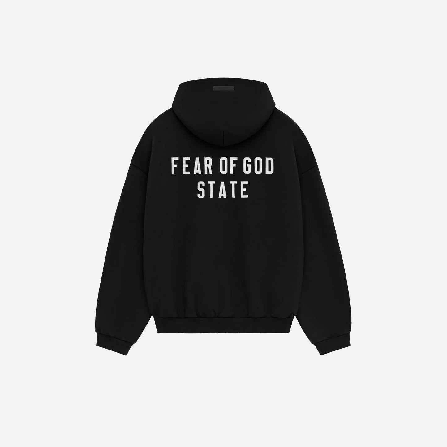 Fear of God Essentials Heavy Fleece Fullzip HoodieBlack