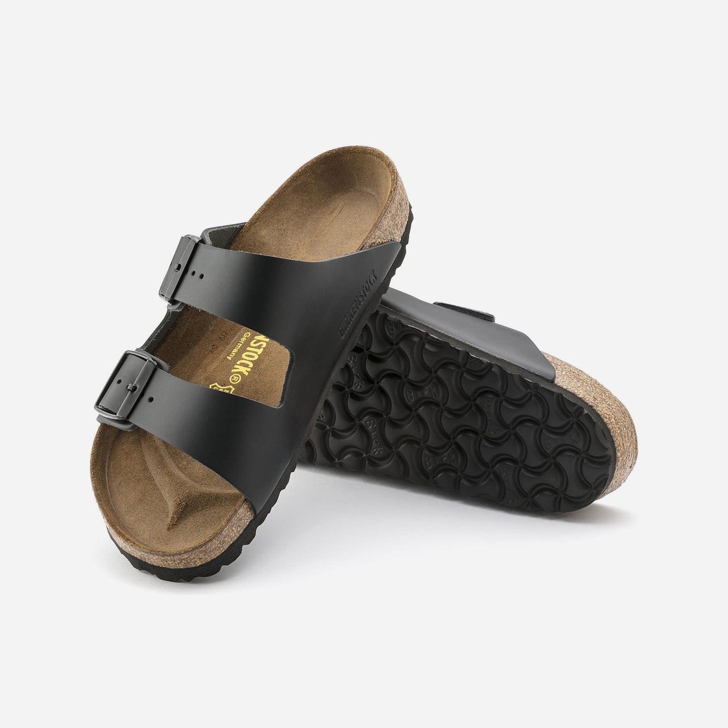 Birkenstock Arizona Natural Leather Black Black