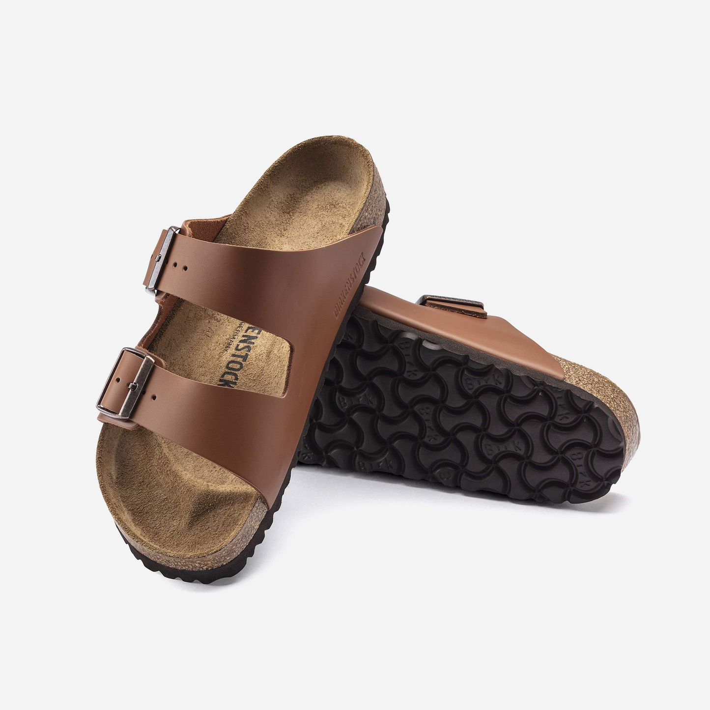 Birkenstock Arizona Natural Leather Brown Brown/Ginger Brown