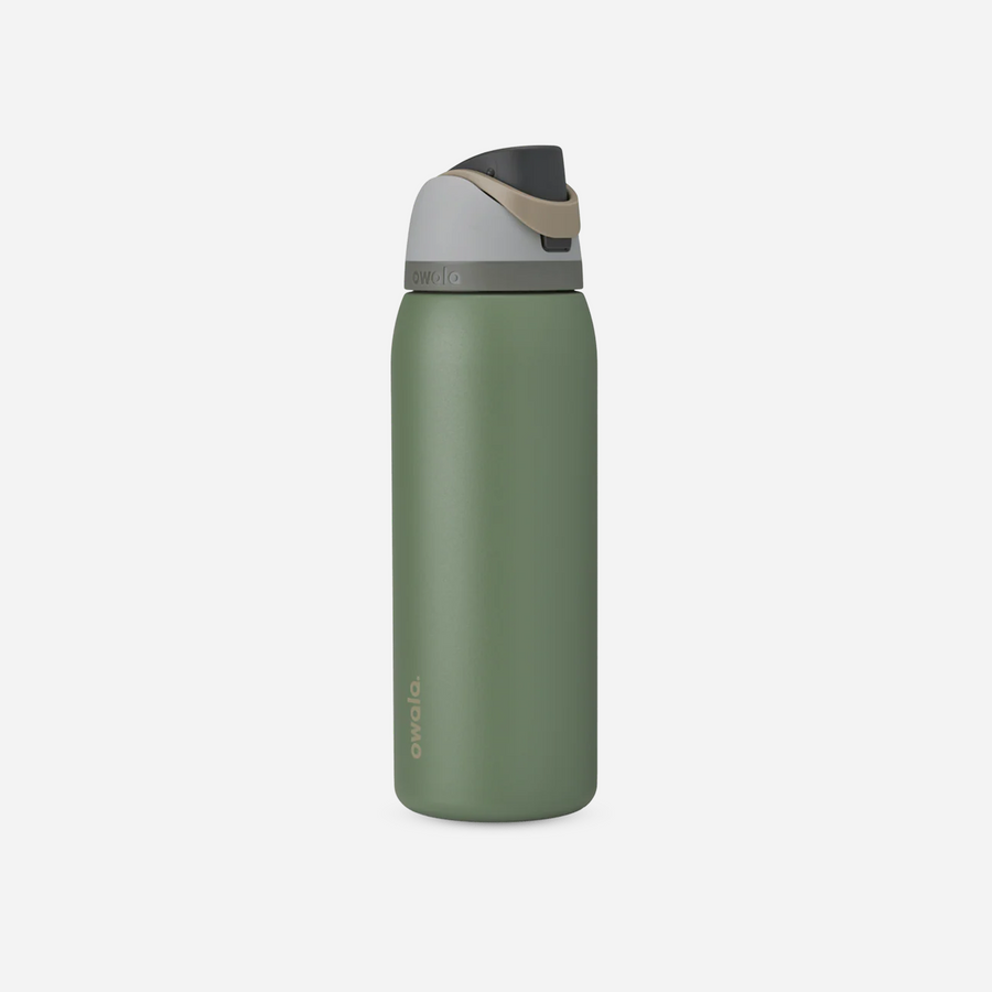 Owala FreeSip 40oz Stainless Steel Water Bottle Green House