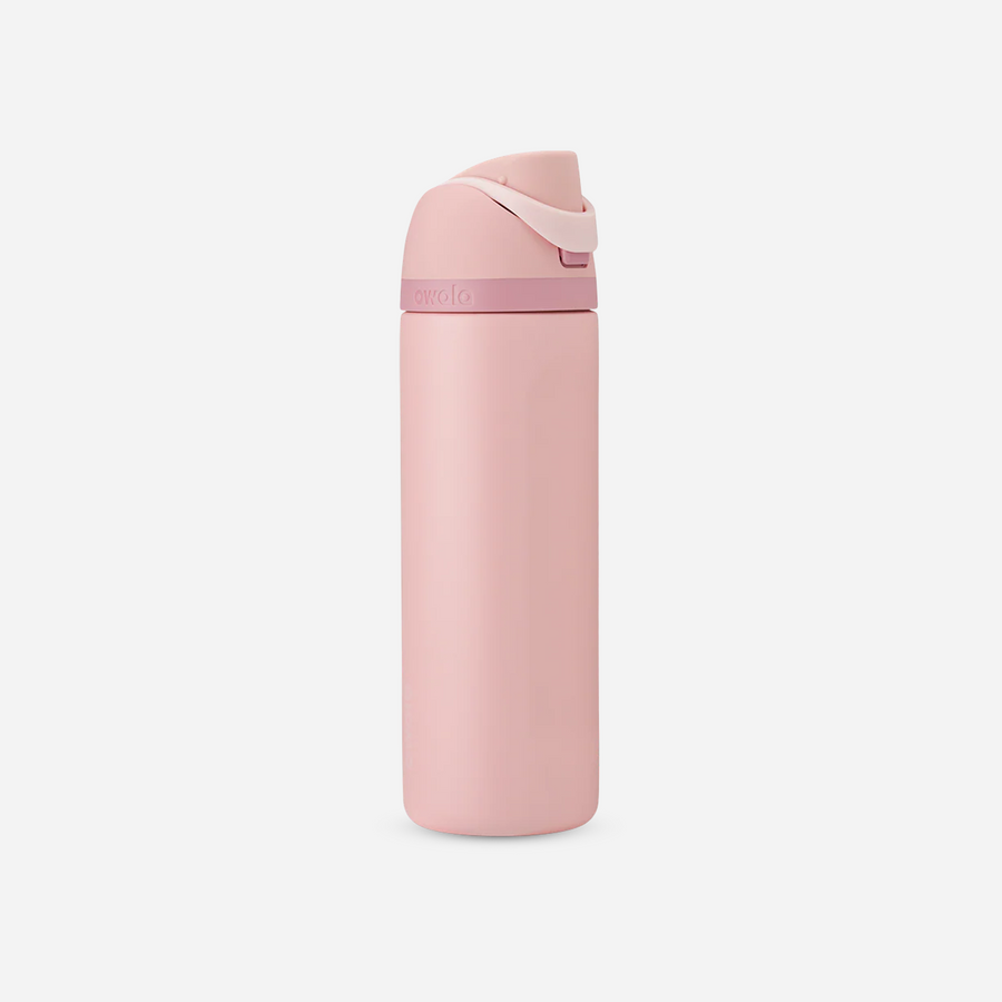 Owala FreeSip 24oz Stainless Steel Water Bottle Rose Quartz