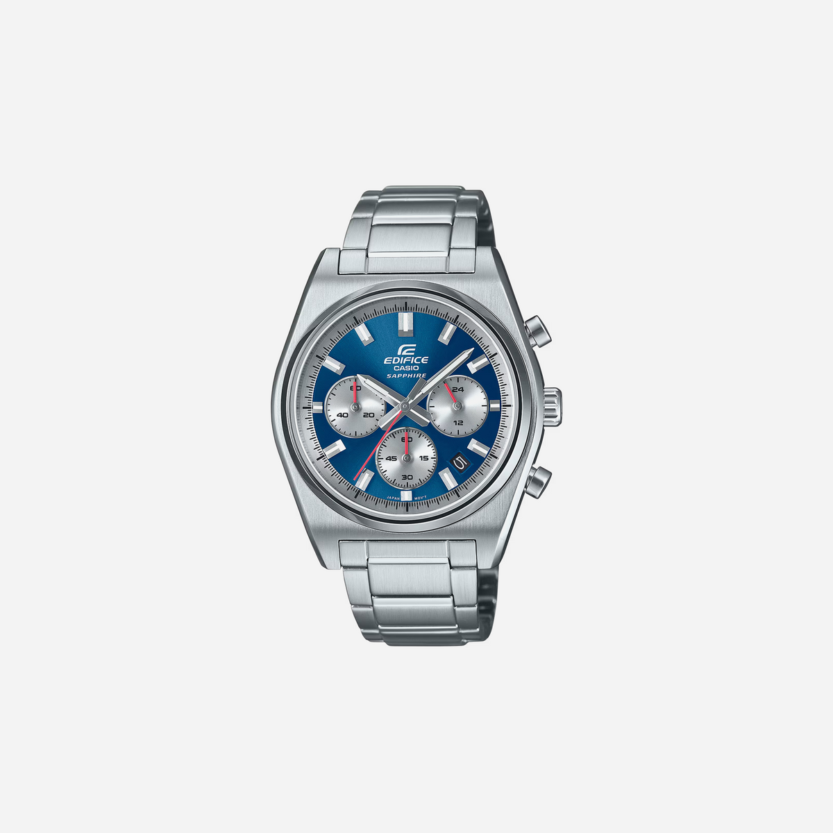 Casio Edifice EFB-730D-2AVUDF Quartz Blue Dial Chronograph Stainless Steel Watch