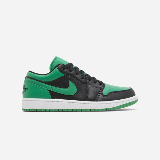 Jordan 1 Low Black Lucky Green