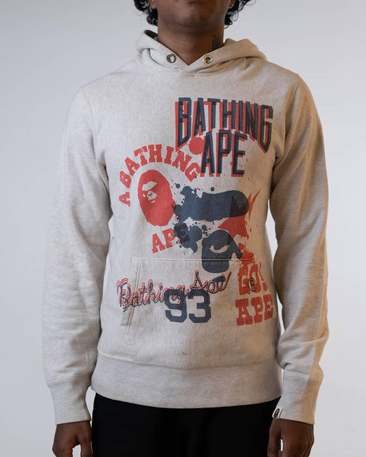 BAPE MULTI-LOGO PULLOVER HOODIE