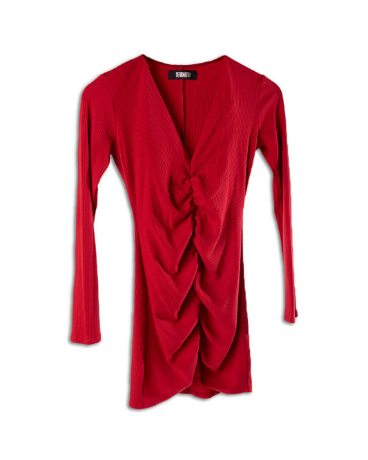 Reformation Raven dress _ Red