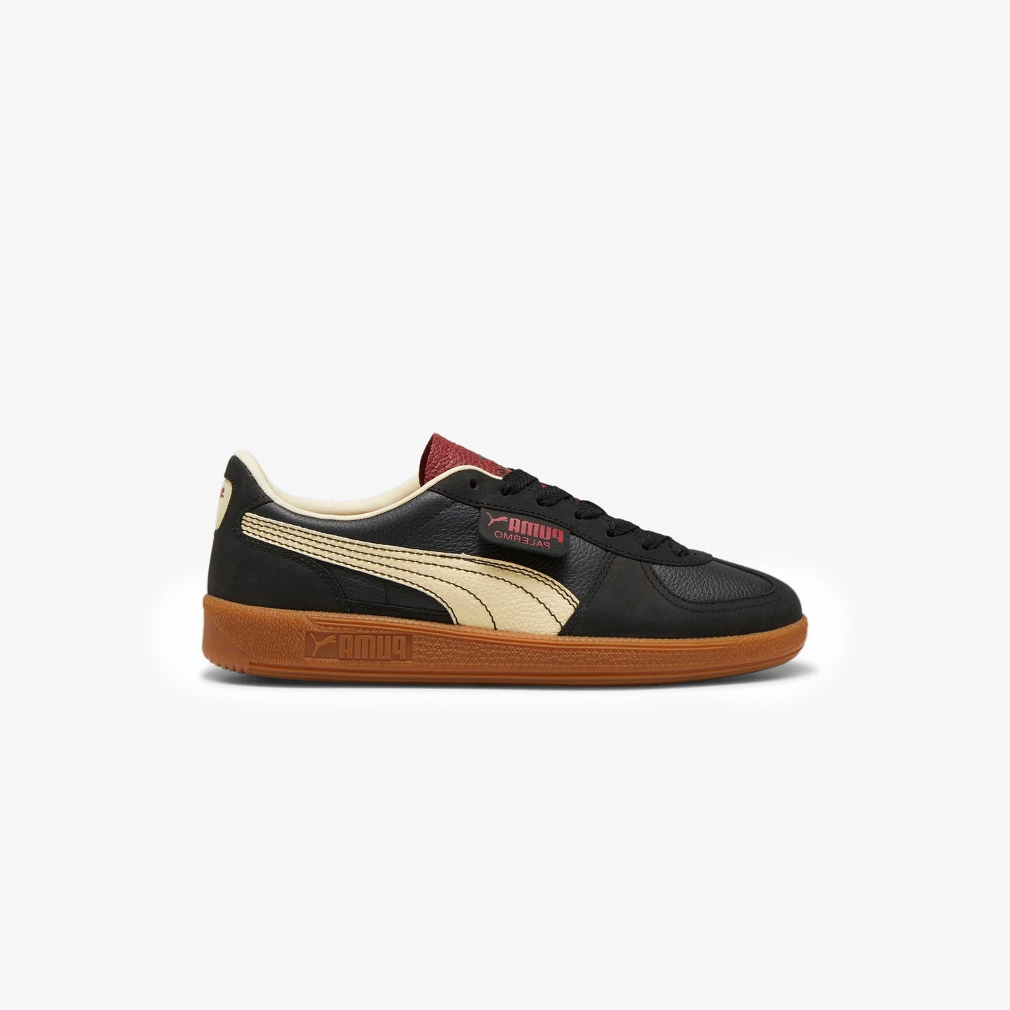 Palermo Players Lane Unisex Sneakers  Black-Intense Red