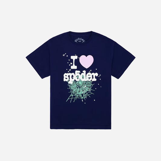 Sp5der Souvenir Tee Navy