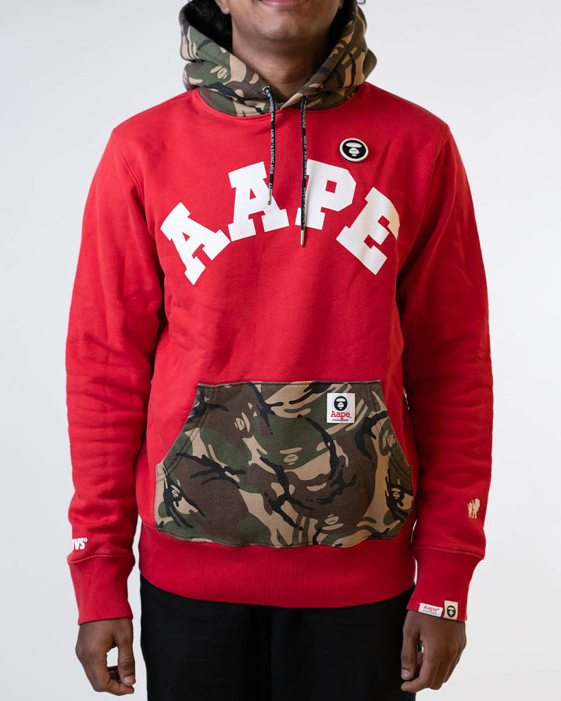 Bape hoodie red camo online