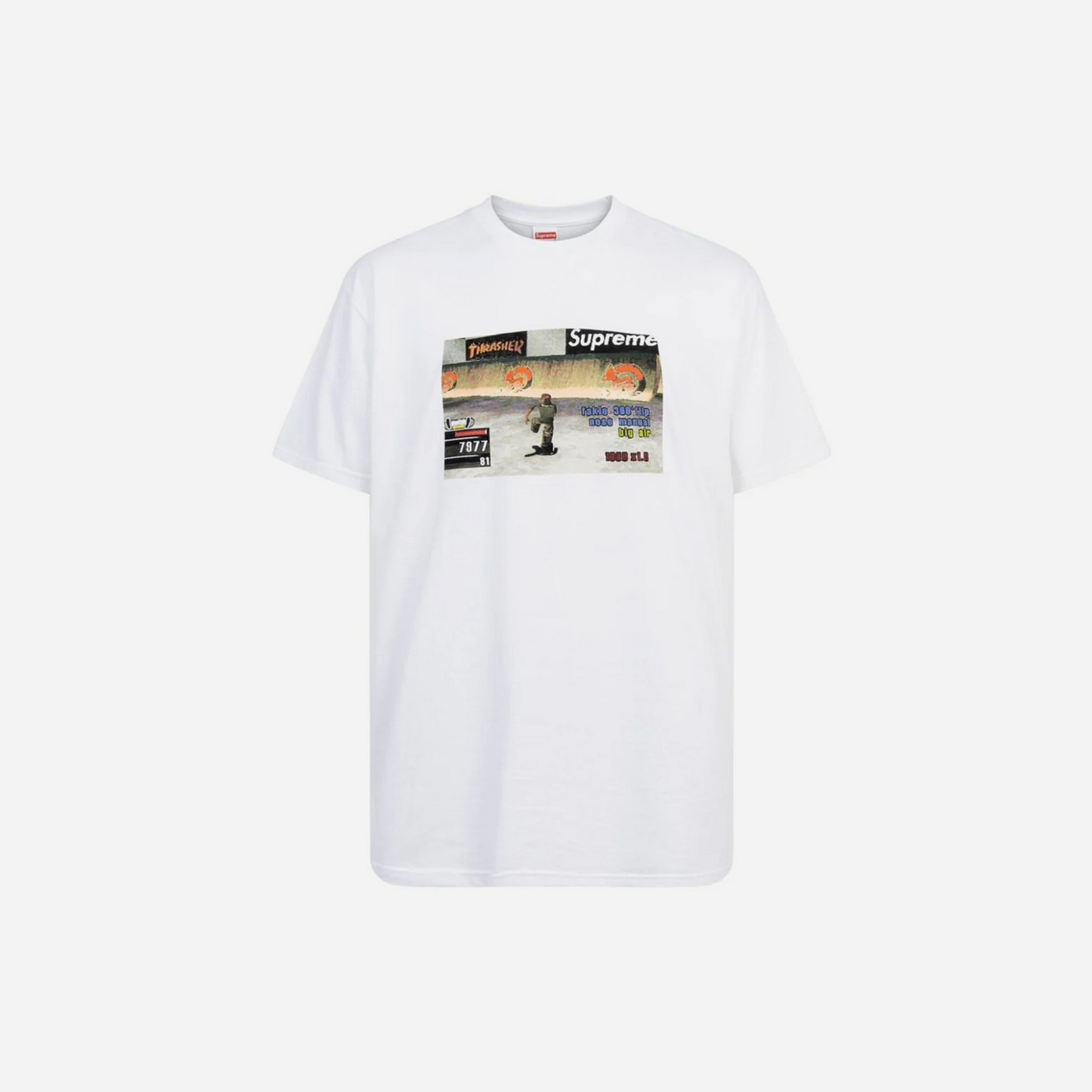 Supreme Thrasher Game Tee White