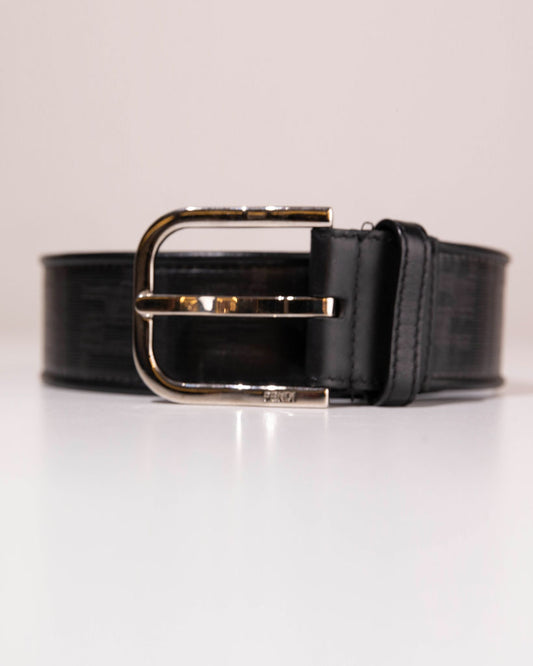 FENDI BELT (FABRIC+CALF LEATHER)