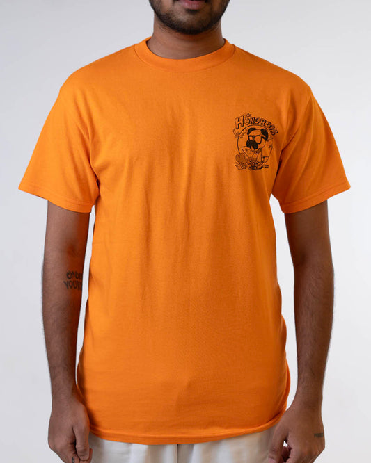 HUNDREDS WALLY SURF TEE (ORANGE)