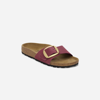 Birkenstock Madrid Big Buckle Nubuk Leather Violet Violet/Berry Crush