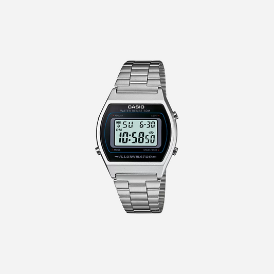 CASIO VINTAGE  B640WD-1AVDF Silver Blue