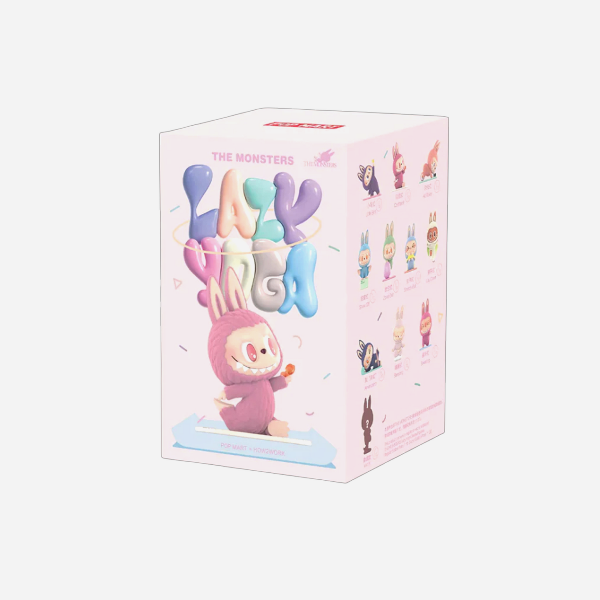 週末限定ラブブ　LAZY YOGA シリーズ セットシュリンク付 Pop Mart Labubu The Monsters Lazy Yoga Series Figures Sealed Case