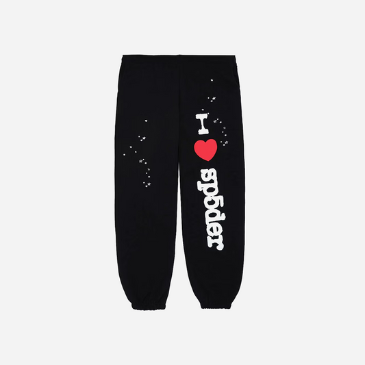 Sp5der Souvenir SP5 Sweatpants Black