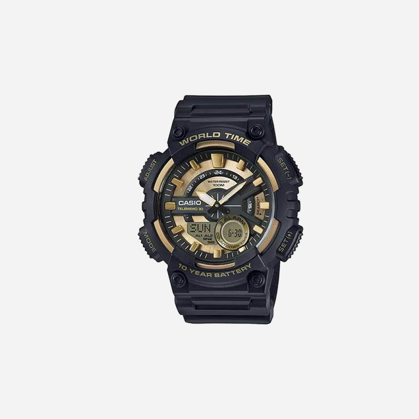 CASIO YOUTH AEQ-110 Series AEQ-110BW-9AVDF Black/Gold