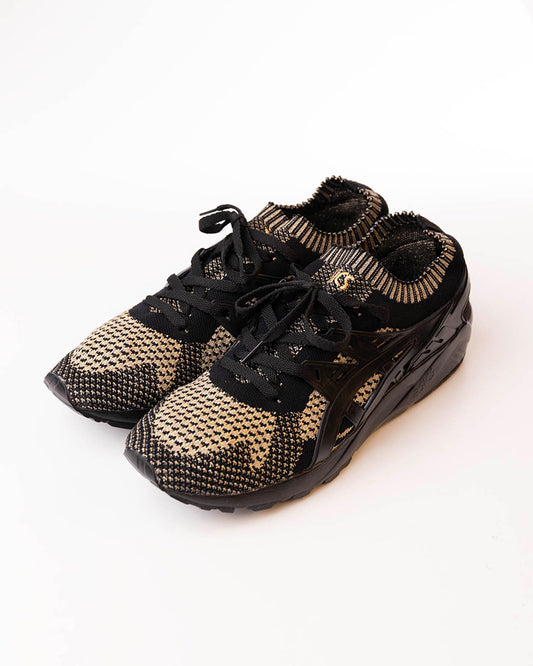 ASICS GEL KAYANO TRAINER KNIT " BLACK CREAM"