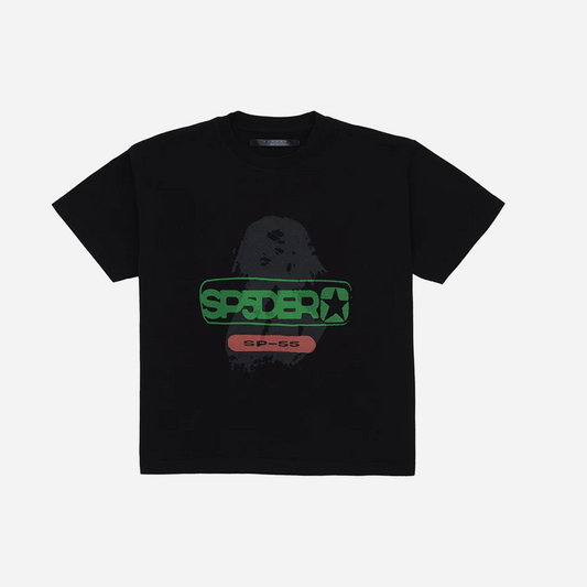 Sp5der Oversized Reunion Tee Black