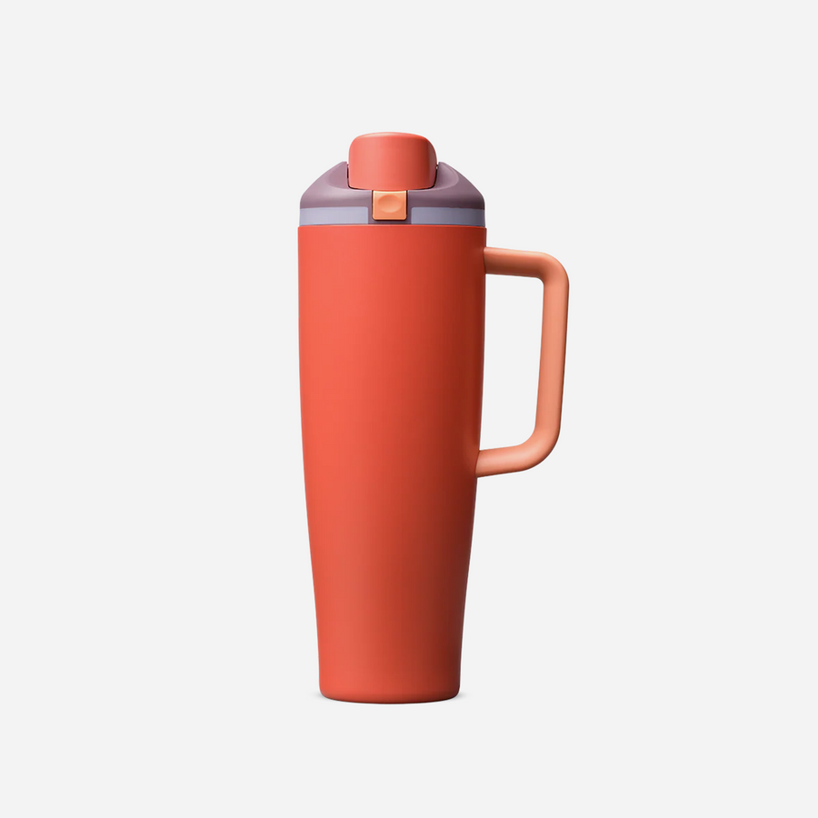 Owala FreeSip Tumbler 40oz Stainless Steel Terracotta Sunset