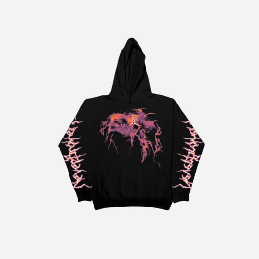 Vlone x Never Broke Again Bones Hoodie Black