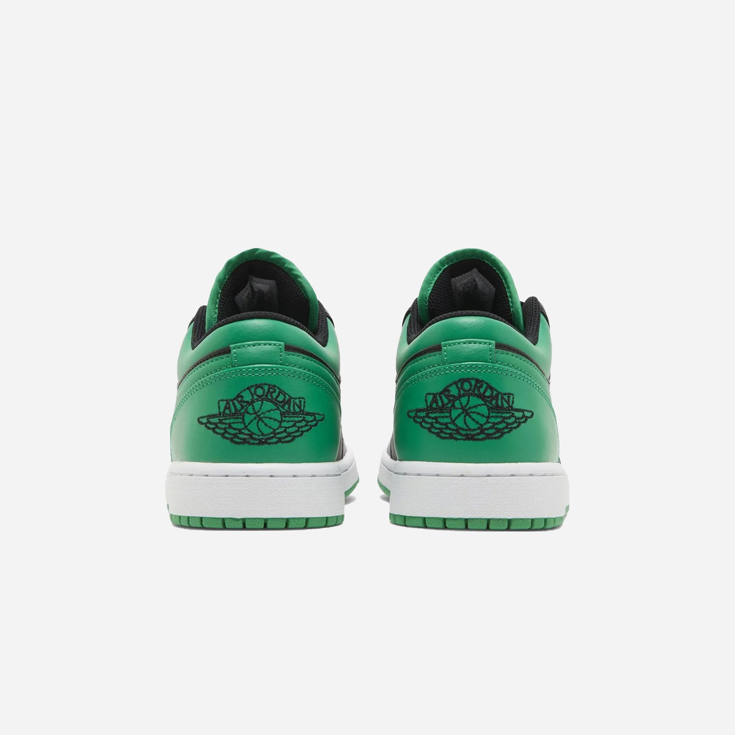 Jordan 1 Low Black Lucky Green