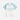 Coach Gingham Sporty Raglan T Shirt In Organic Cotton Blue White WMNS