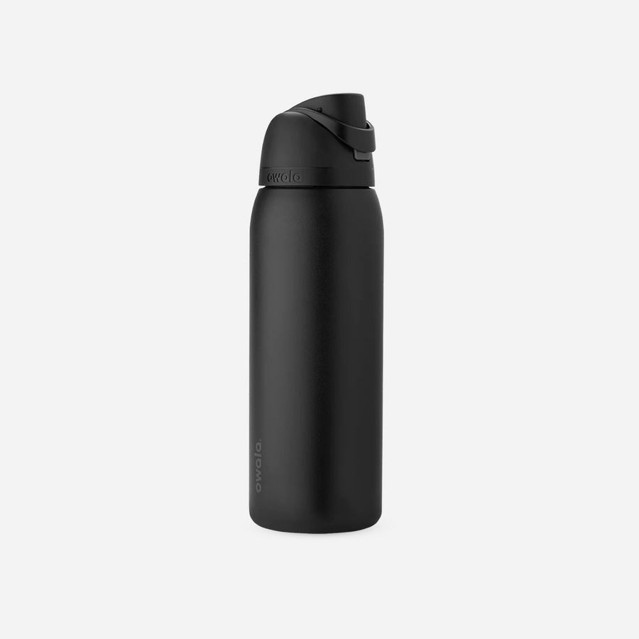 Owala FreeSip 40oz Stainless Steel Water Bottle Very, Very Dark