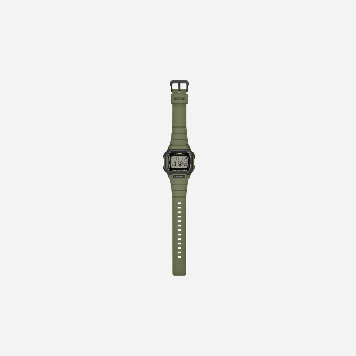 Casio W-738H-3AV Digital Green Resin Strap Watch