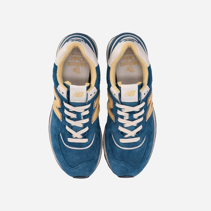 New Balance 574 Legacy Navy & Yellow