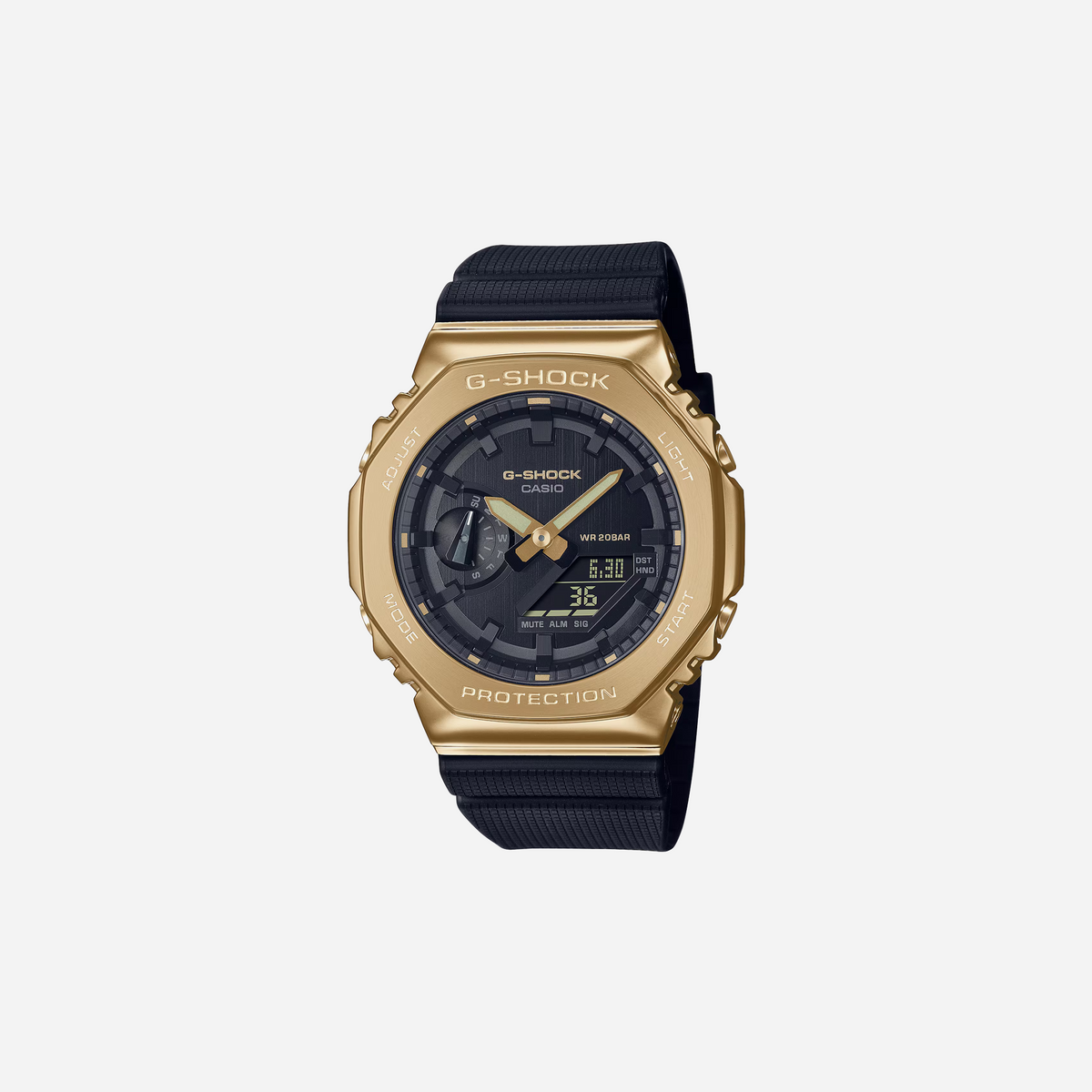 Casio G-Shock GM-2100G-1A9DR Quartz Black Dial Analog-Digital Resin Watch