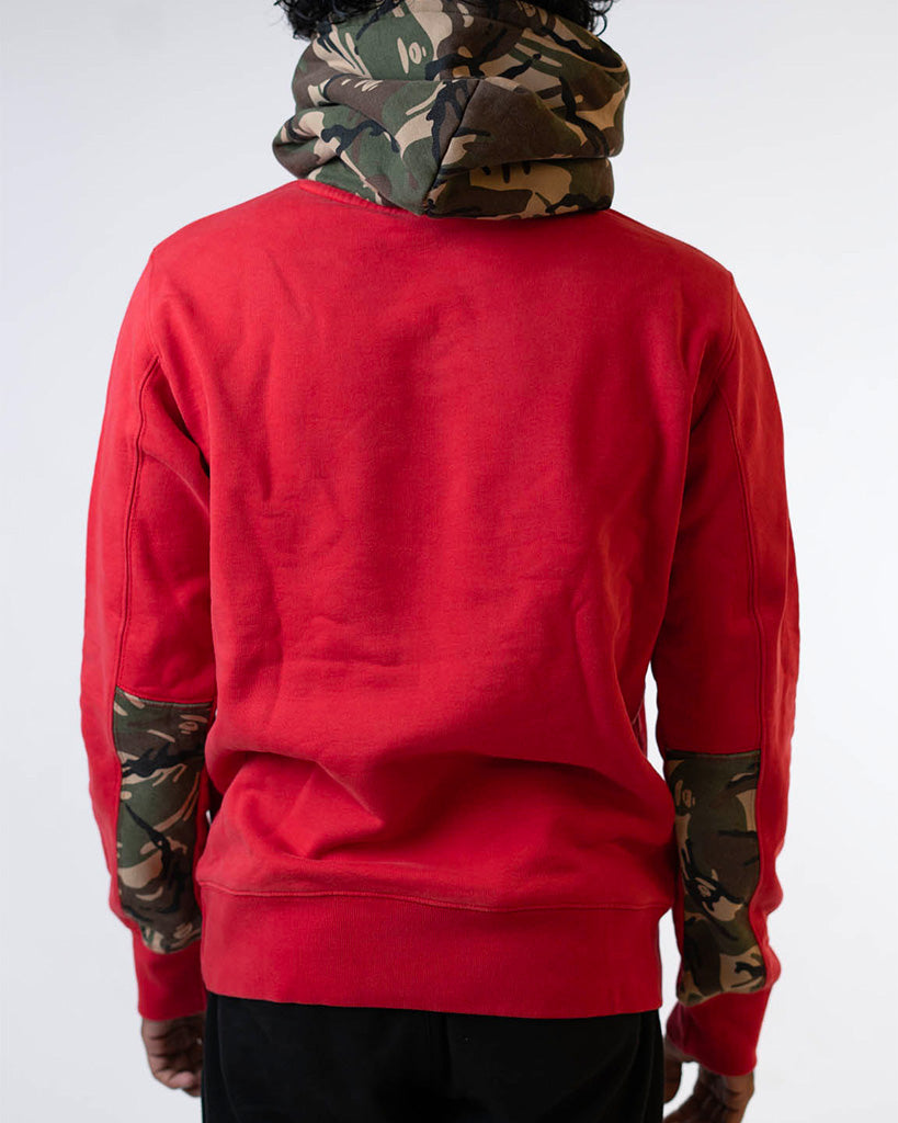 AAPE BY BAPE CAMO RED HOODIE