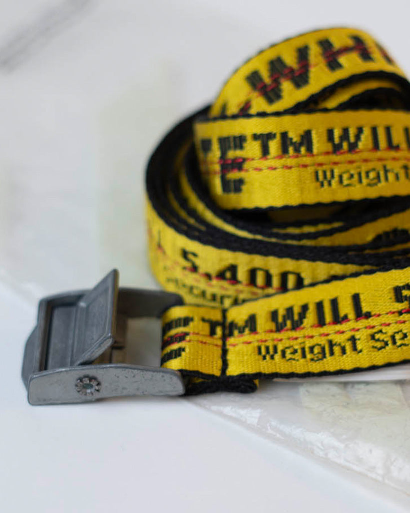 OFF WHITE INDUSTRIAL BELT