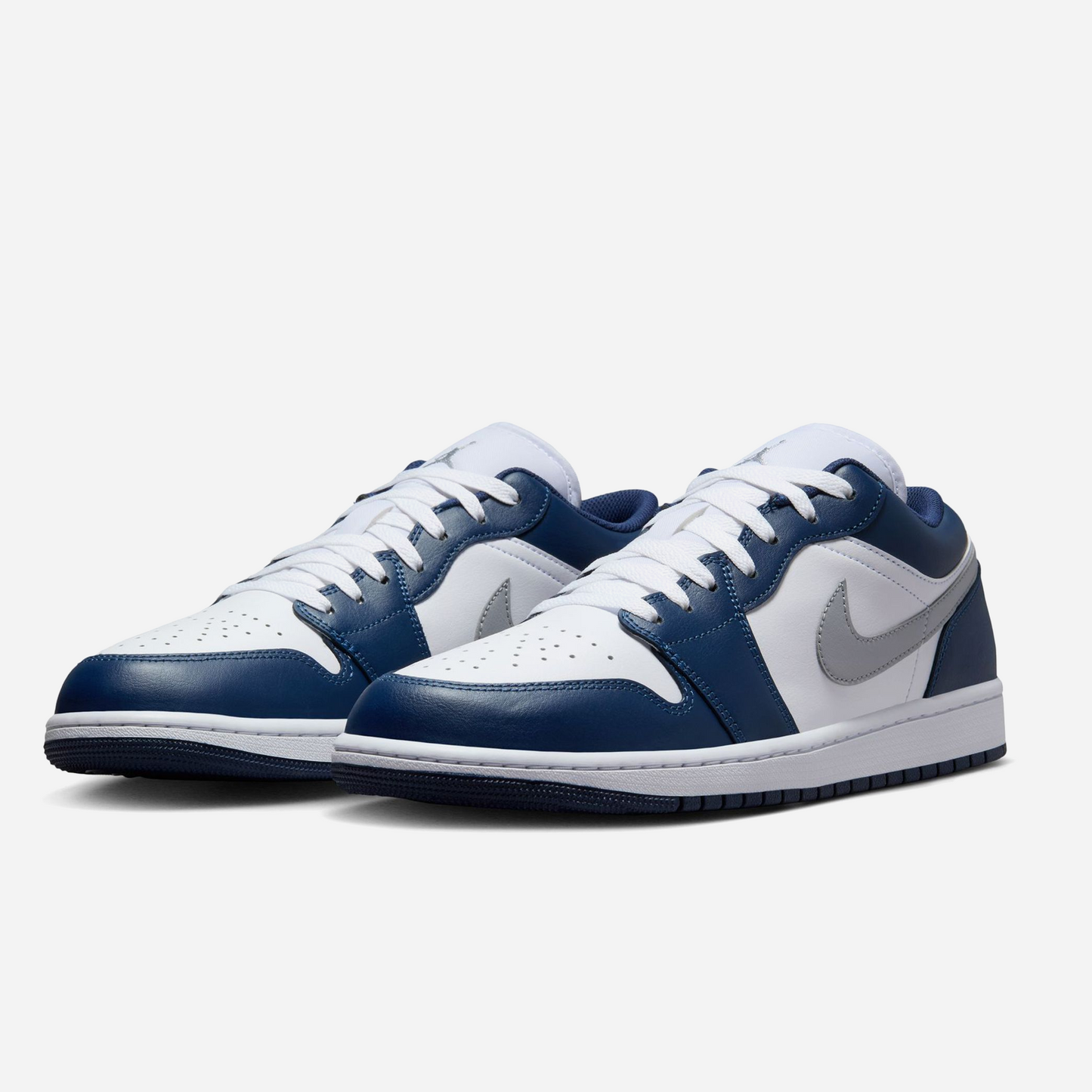 Nike Jordan 1 Low Wolf Grey Midnight Navy