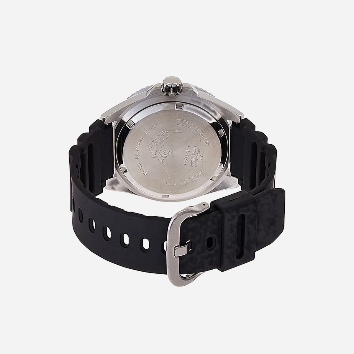 Casio Marlin Duro Batman MDV106B-1A1V Series Black Dial Black-Blue Case Resin Strap Watch