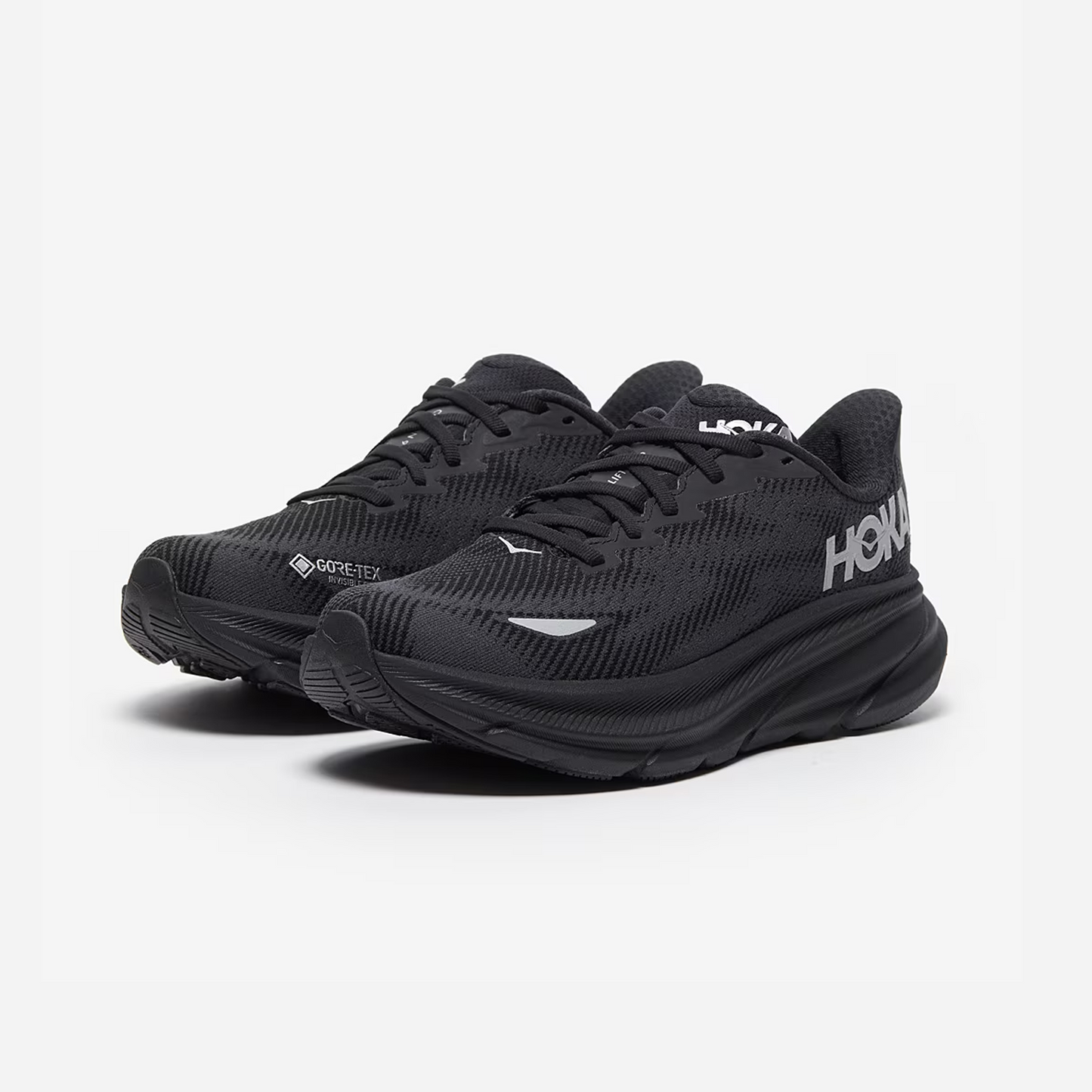 Hoka One One Clifton 9 Gore-Tex Black Black